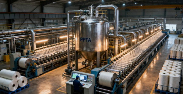 Duży przełom w produkcji wysokiej klasy włókien aramidowych w CHINIE! Osiągnięto niezależną masową produkcję 5000 ton włókien PPTA