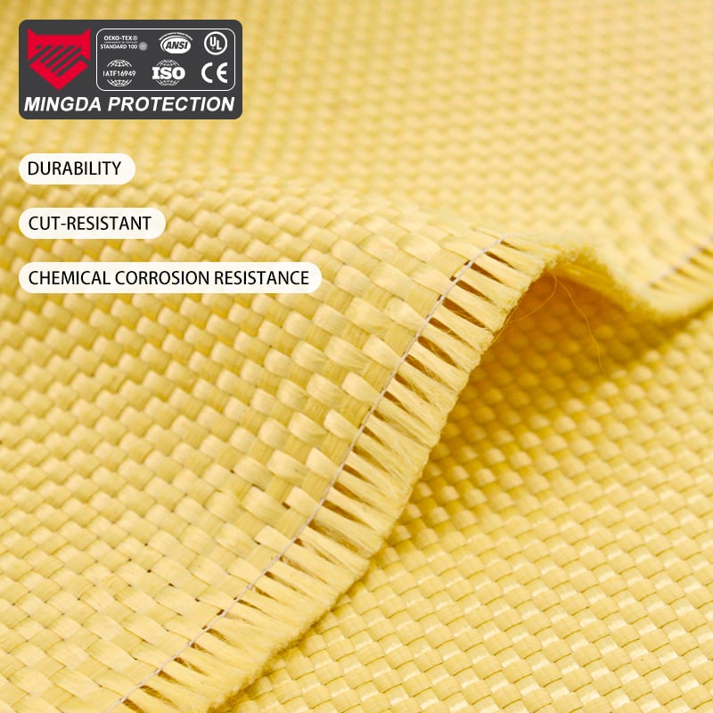 3000D Heavy Duty Kevlar Aramid Fabric Fireproof Molten Metal Splash Resistant for Firefighter Suits, Foundry Gloves, PPE
