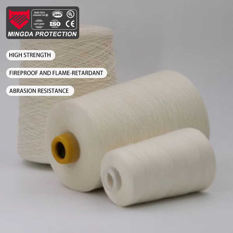 Meta Aramid 42s Knitting Yarn | Ring Spun FR Thread for Firefighter Suit Sewing