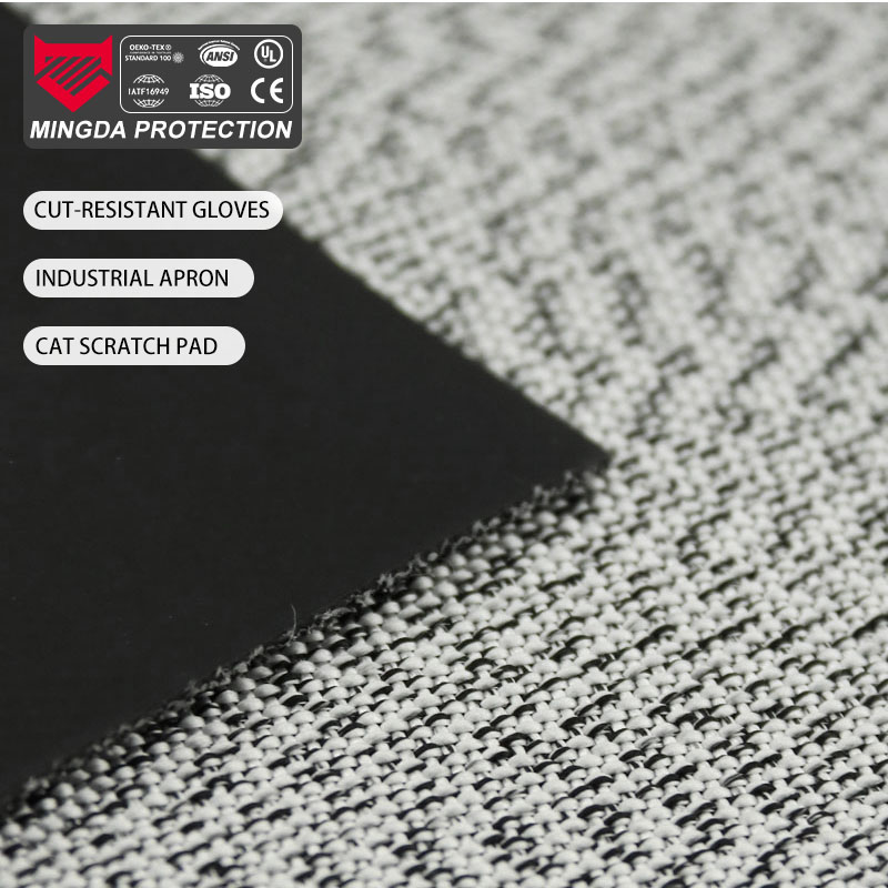 700gsm Black TPU Coated Fabric, Cut & Puncture Resistant, EN388 Compliant, for Bags, Garments, Pet Use