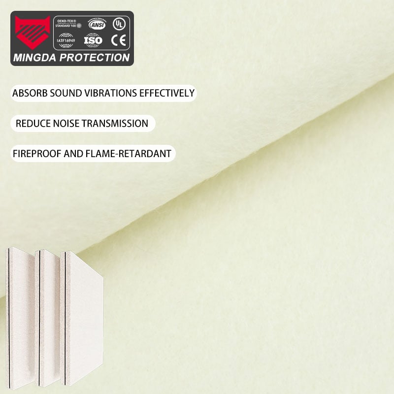 Meta-Aramid Nomex® Acoustic Felt 300gsm | Flame Retardant Sound Insulation Panel Core for Data Centers & Server Rooms | ASTM E84 Class A