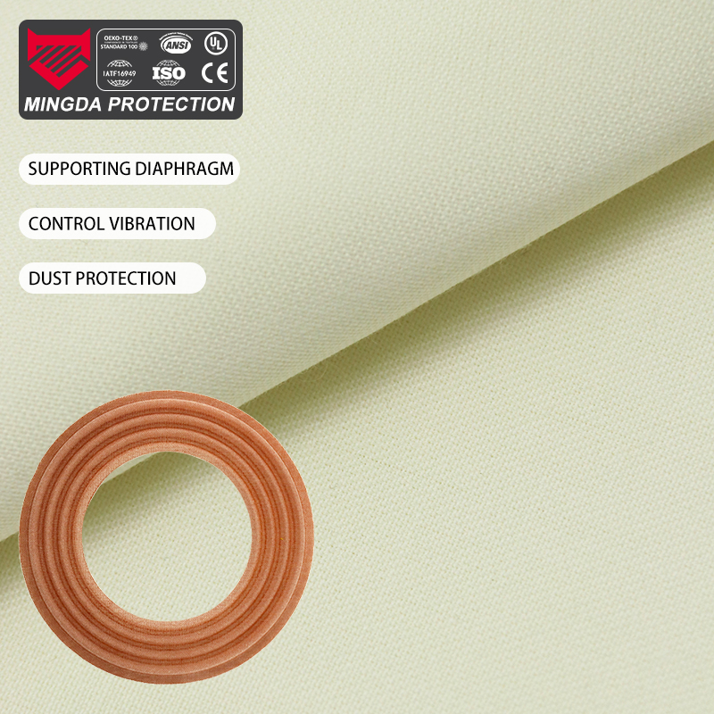 Meta-Aramid Nomex® Damper Fabric 158gsm | Loudspeaker Spider Cloth 20s/2 | Heat Resistant 500°C for 6.5