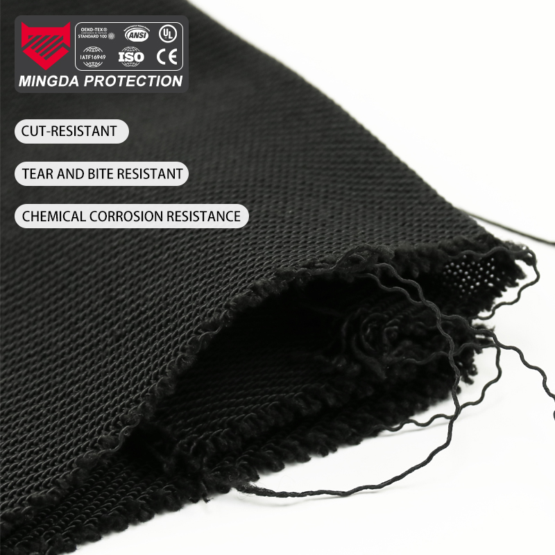 880gsm UHMWPE Polyester Bite-Resistant Fabric - Black Coated Twill for Dog Training Pillows, Luggage & Home Textiles