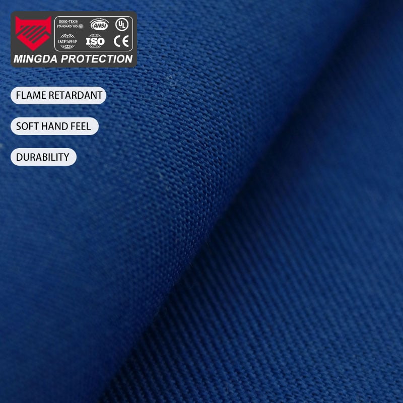 150gsm Twill Meta Aramid Fabric with Antistatic Yarn | Inherent Flame Retardant Cloth for Protective Workwear