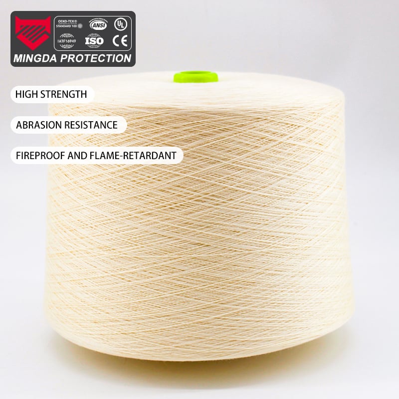 Meta Aramid Nítě Odolnost proti plamenům Vysoká teplota Retardant pro pletení Vavení Vysoká síla Technické nítě