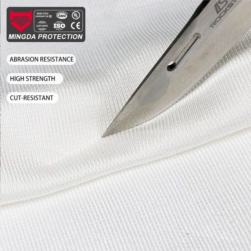 Level 5 UHMWPE Knit Fabric 430GSM - 3D Elastic Anti-Cut Sportswear Material for Speed Skating Suits & Tactical Gloves