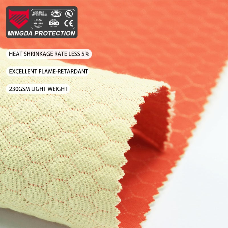 Meta-Aramid + Para-Aramid Honeycomb Thermal Barrier Fabric 230gsm | 