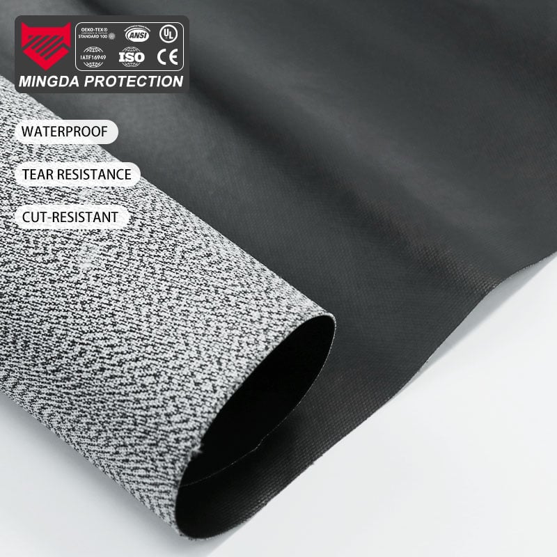 ANSI 4 Level Cut Resistant UHMWPE Composite Twill Fabric HPPE Woven Protective Workwear with Bonded Pattern