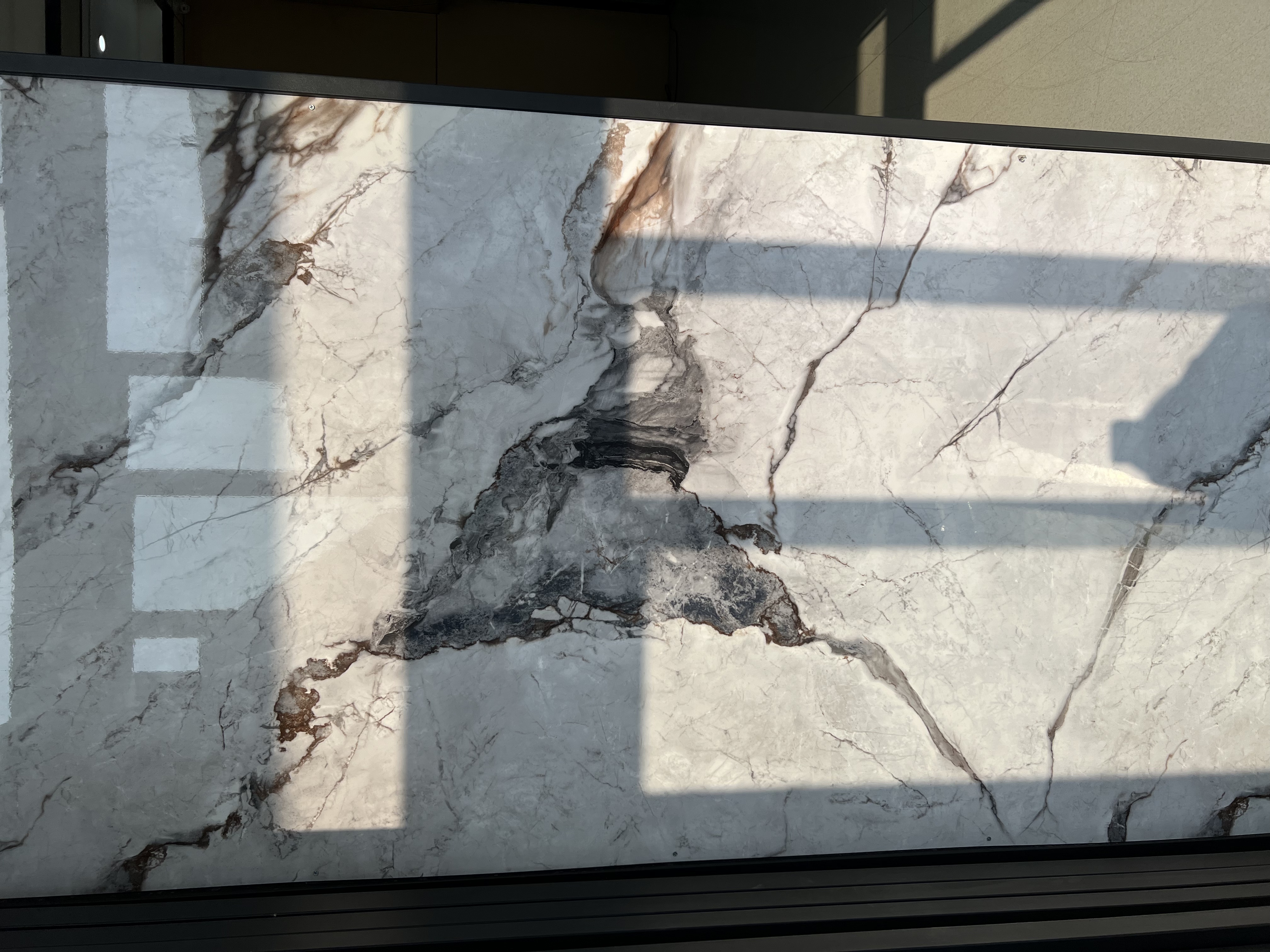 UV PVC Marble Wall Panel | Waterproof Imitation Stone Wall Cladding for Interior Decor