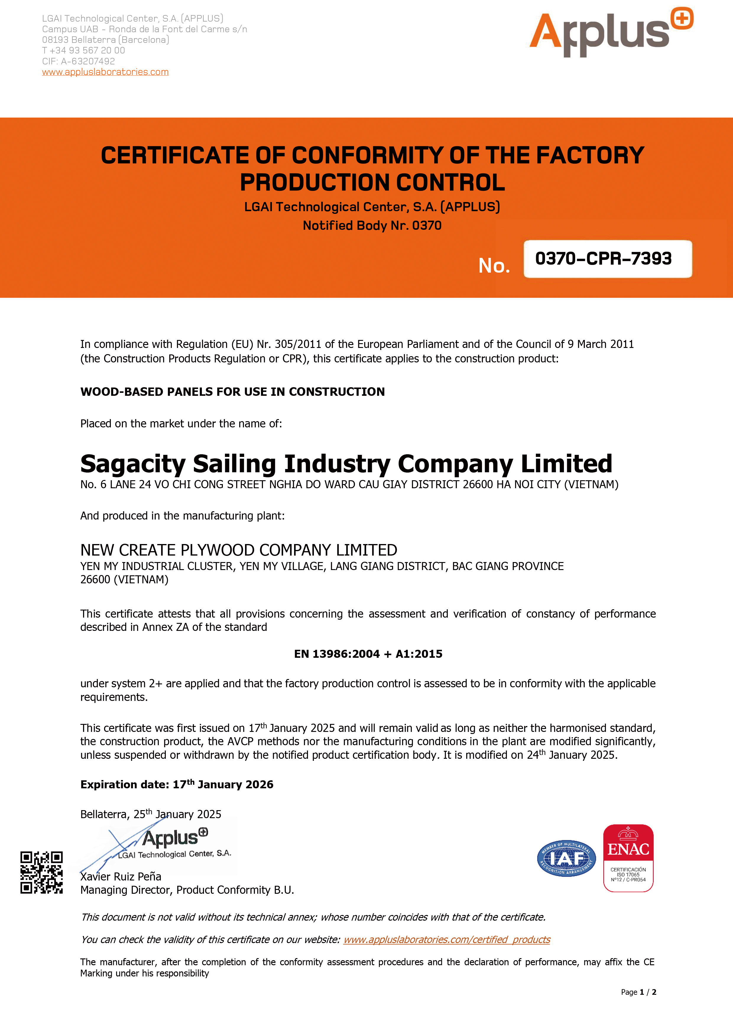 certificate 1