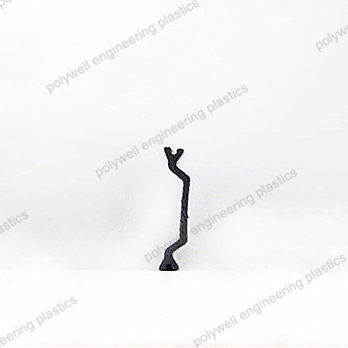 Nylon 66 Glass Fiber 25 Customized Shapes Sound Insulation Extrusion Plastic Profile