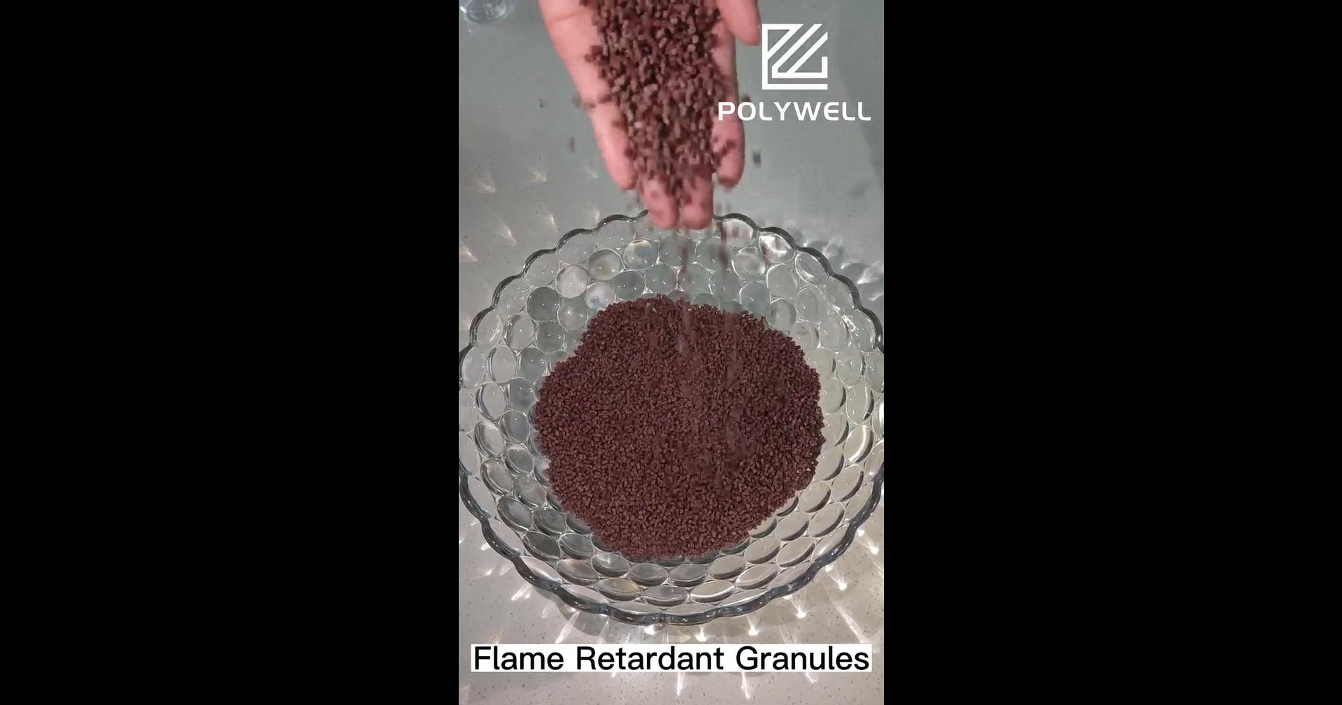 Flame retardant nylon granules