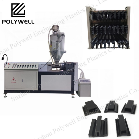 Configurazione completa della linea di produzione per profili di rottura termica PA66GF25
