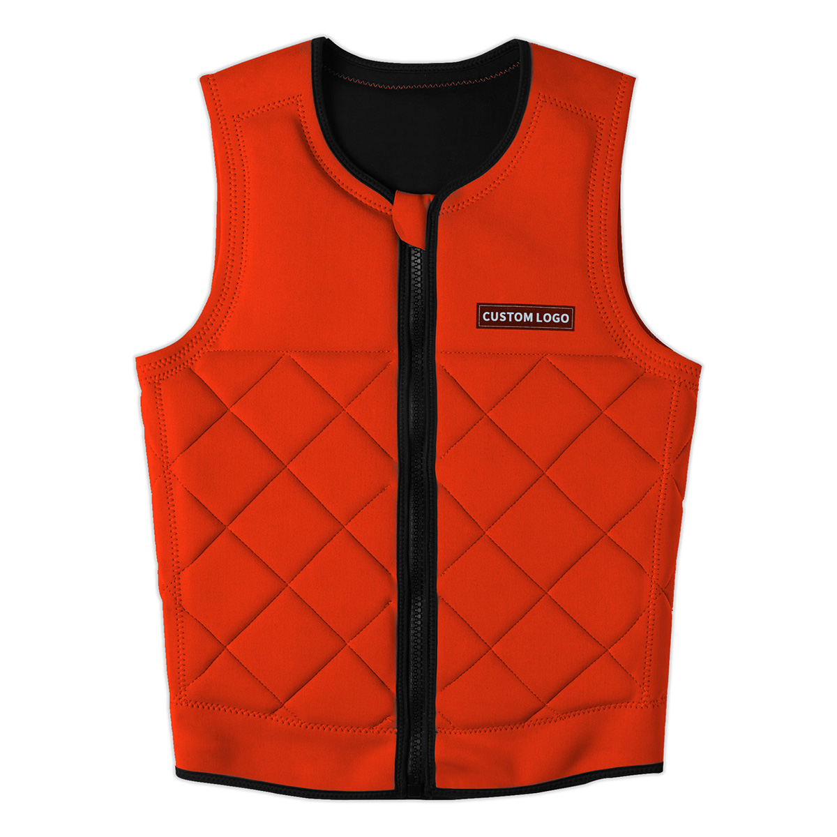 Customized Adult Neoprene Wakeboard Impact Life Vest Swimming Comp Flotation Life Jacket for Water Sports