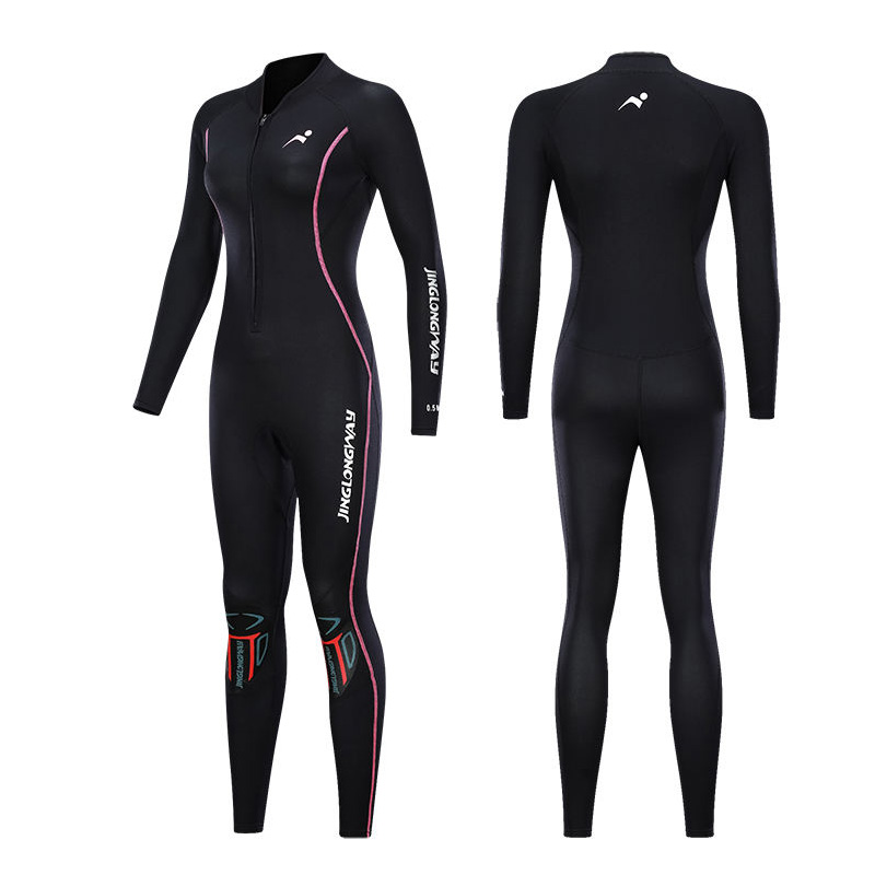 High Quality 3MM Women Neoprene Wetsuits Custom Logo Backzip Adult Snorkeling Diving Surfing Wetsuit Front Zipper Diving Suit