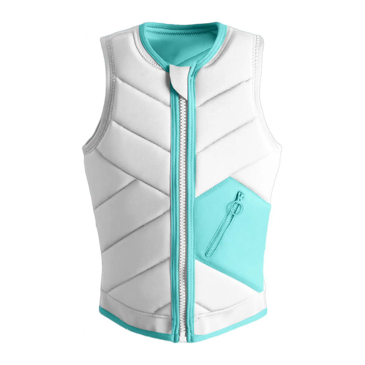 Custom Logo Wakeboard Impact Life Vest Adult Men's Women's Swimming Lifejacket PVC Foam Boating Rafting PFD Neoprene Life Jacket