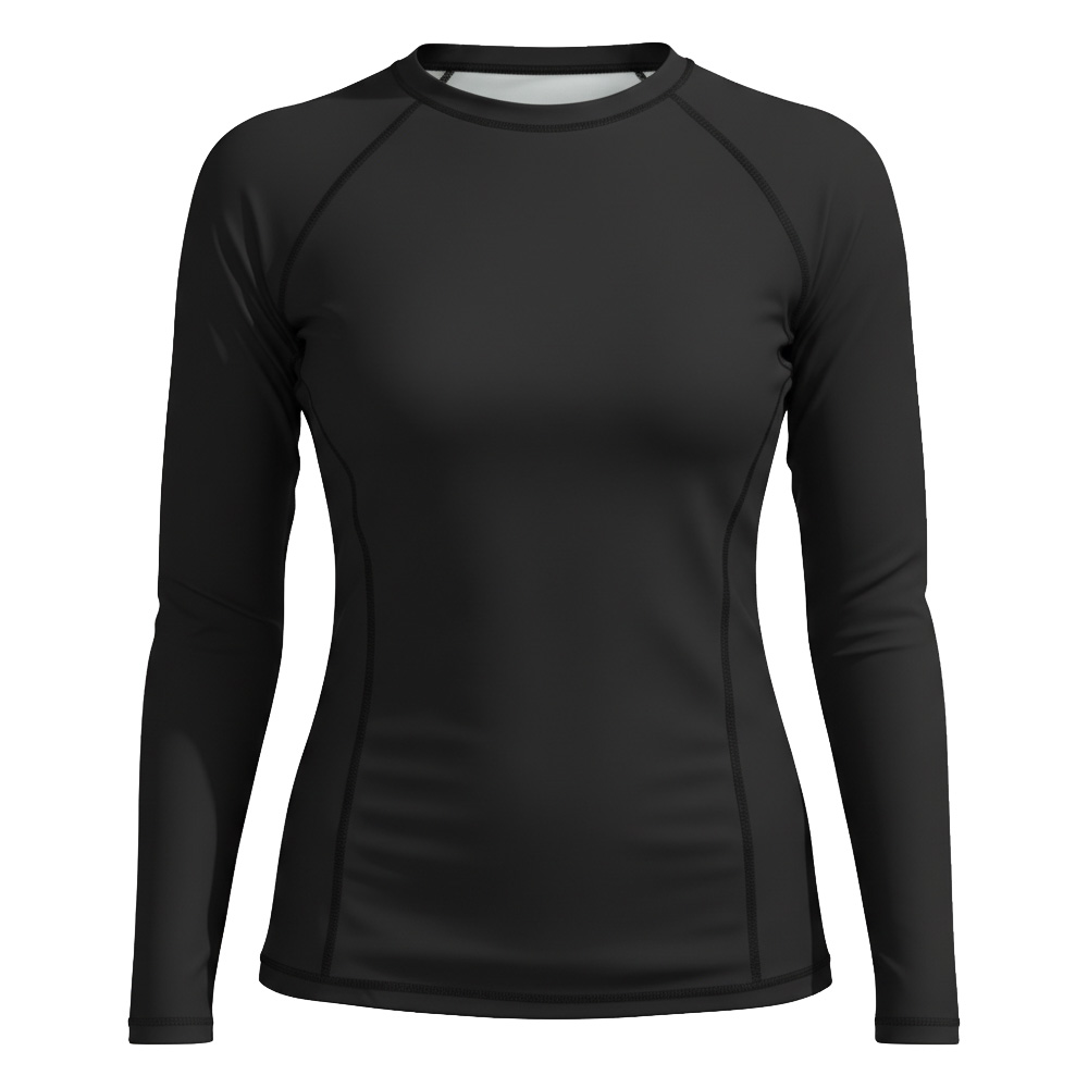 Sublimation Printed Rashguard  for Women UPF 50+ Long Sleeve Rash Guard Custom Logo Anti-UV Surf Swimwear Top