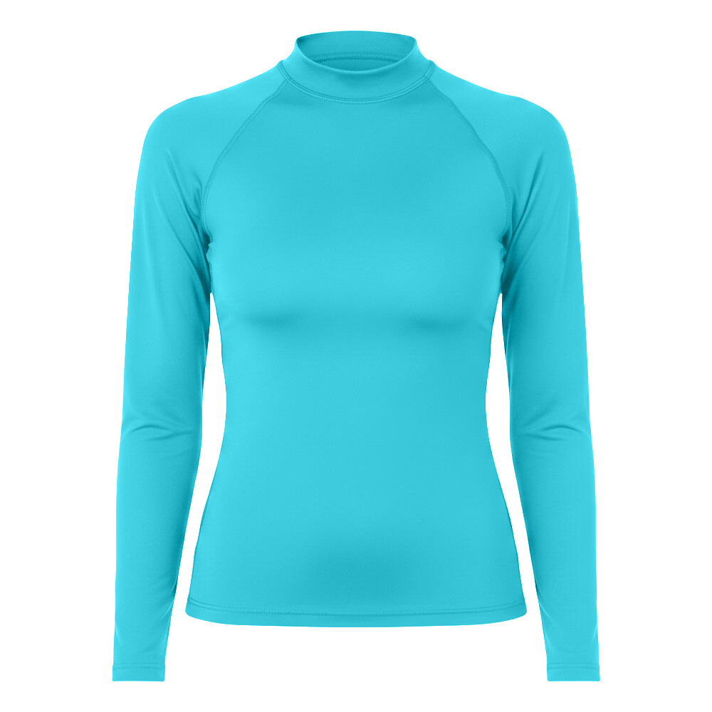 Custom Surf Long Sleeve UV Rash Vest for Women Wholesale UPF 50+ Swimwear Shirt Swim Rash Guard OEM Rashguard
