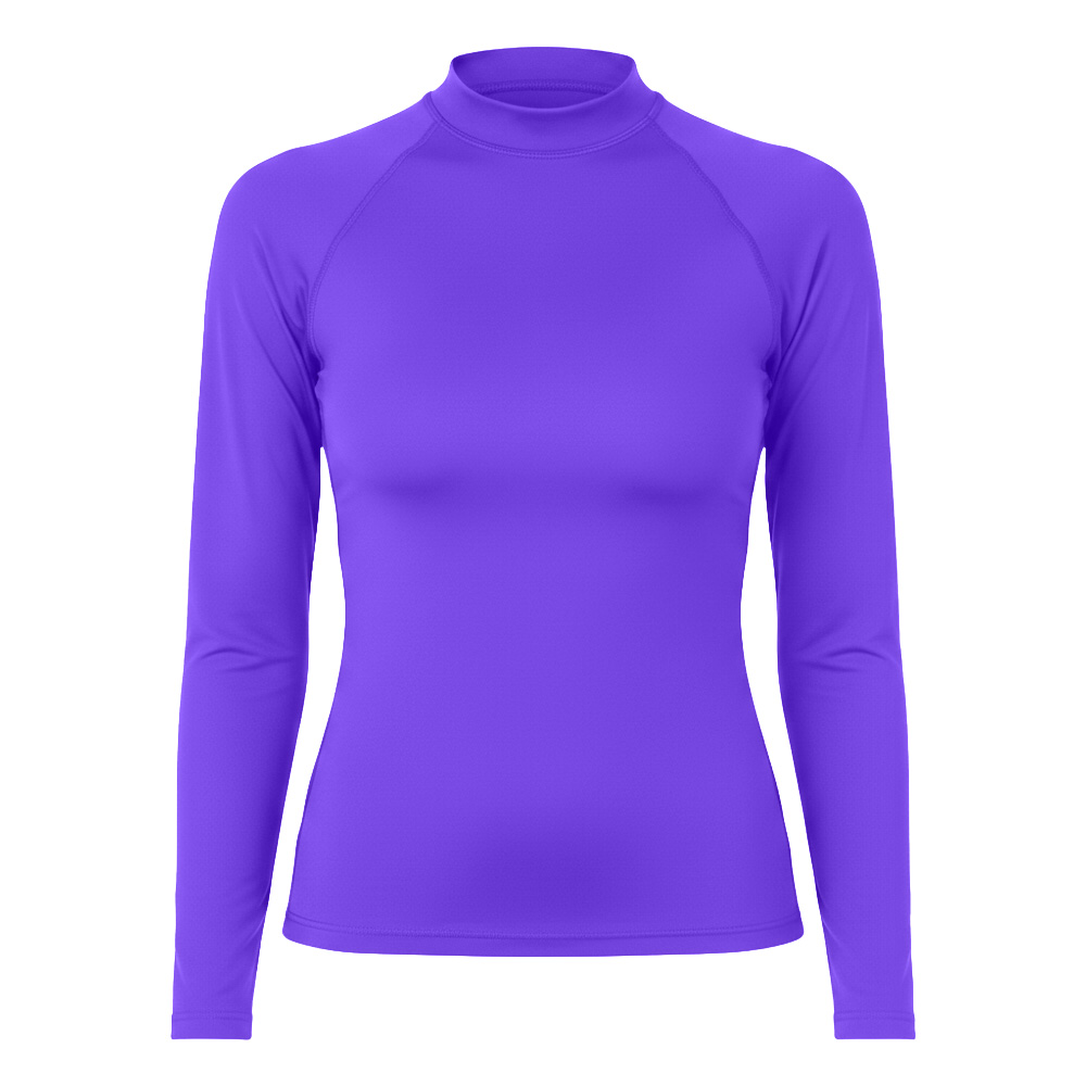 Custom Surf Long Sleeve UV Rash Vest for Women Wholesale UPF 50+ Swimwear Shirt Swim Rash Guard OEM Rashguard