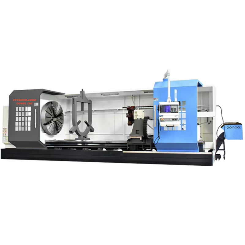 Customizable Flat Bed CNC Lathe for High-Volume Production