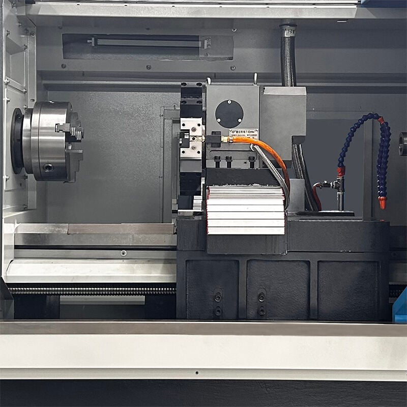 Precision Flat Bed CNC Lathe for Manufacturing Custom Metal Parts
