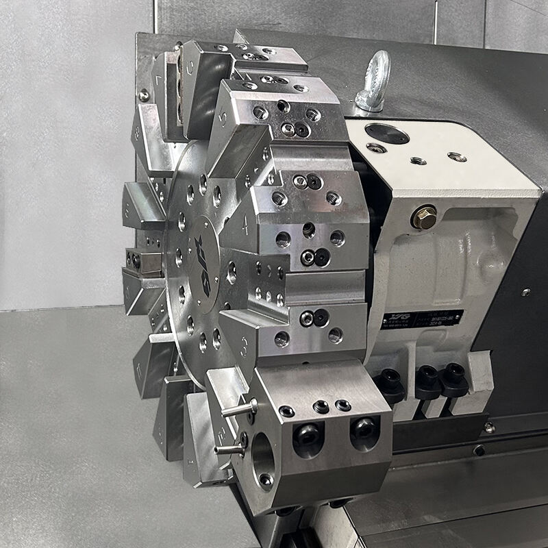 CNC soustruh se šikmým ložem pro vysoce přesné soustružení složitých geometrií