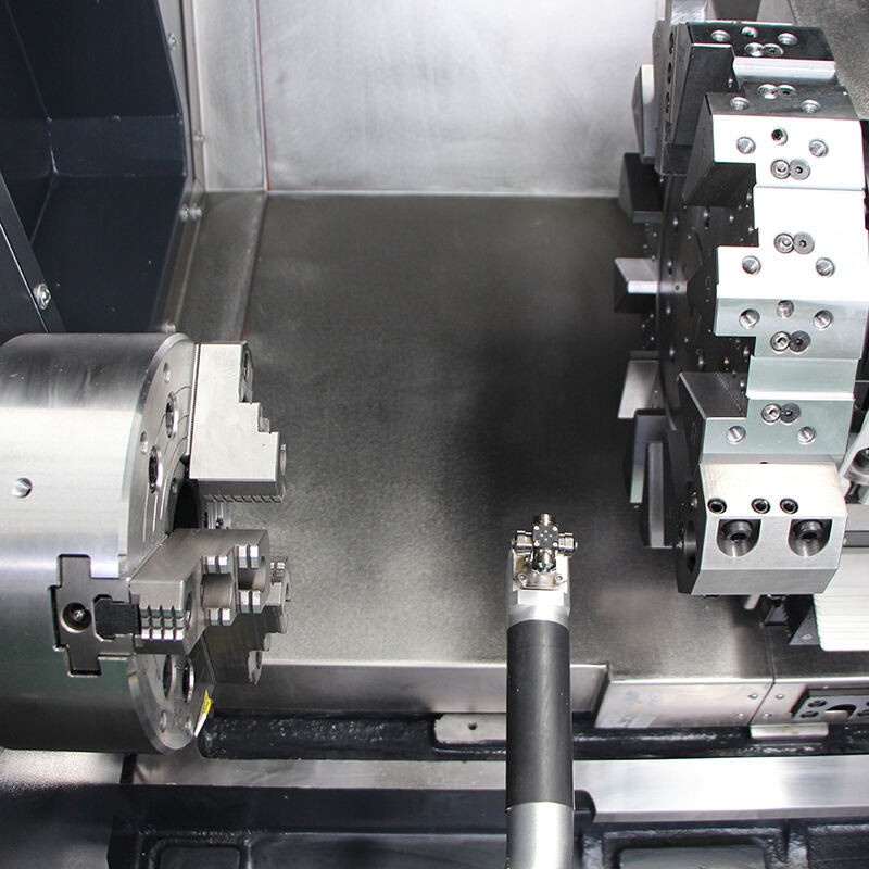 מחרטת CNC עם מיטה משופעת - עיצוב חוסך מקום עם דיוק גבוה