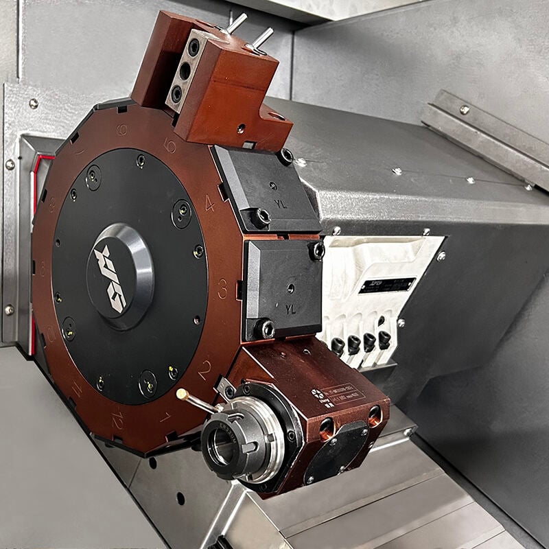 High-Rigidity CNC Lathe with Automatic Unloading for Precision Metal Turning