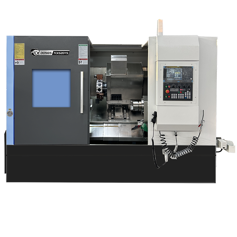 Double spindle turning center