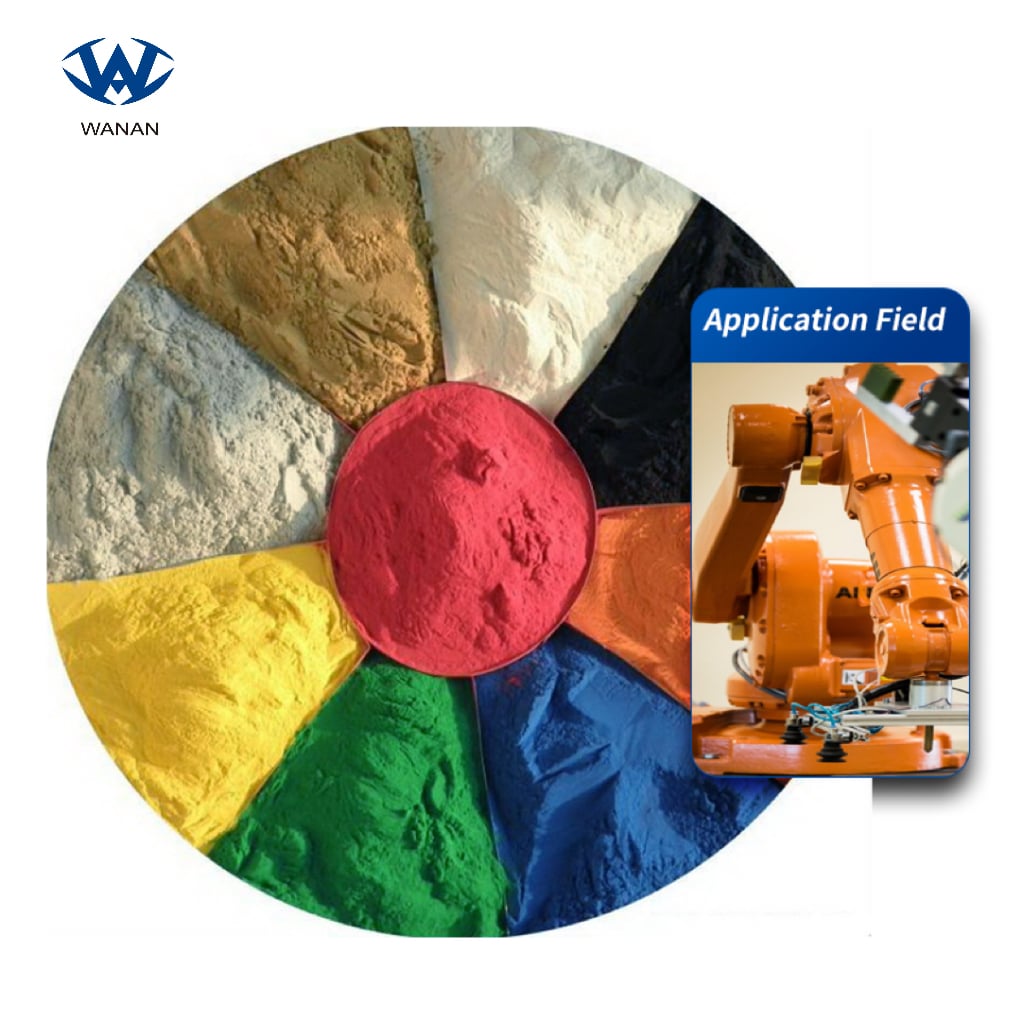 500 Celsius High Temperature Resistance Fire Resistance Powder Coating Paint for Bbq Coat Stove Coat Microwave Coat