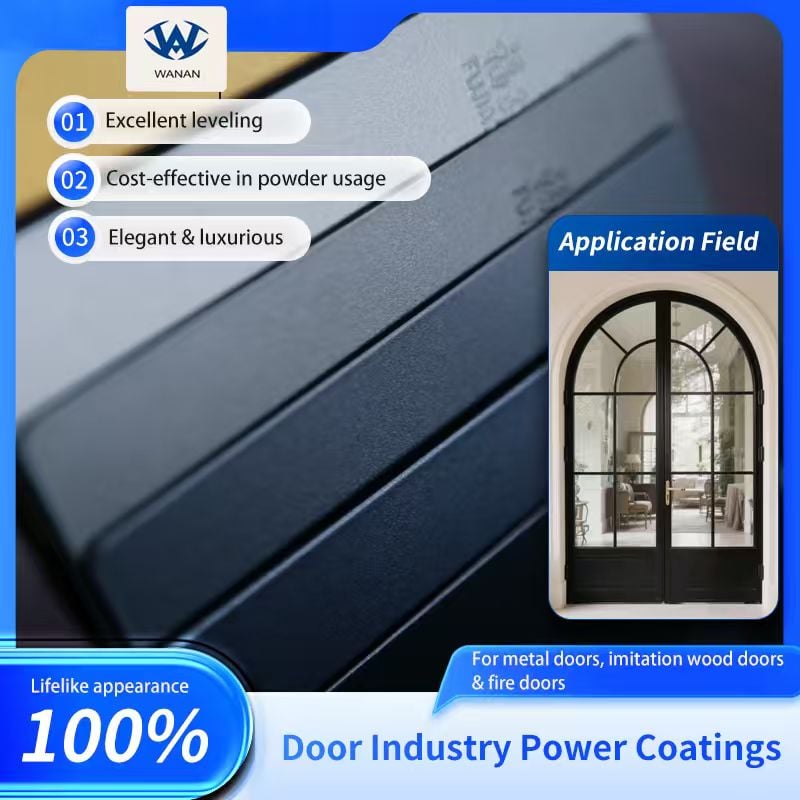 Hot Sales Thermosetting Moire Shagreen Powder Coating for Metal Furniture Boat Paint with High Temp Resistance Spray Application