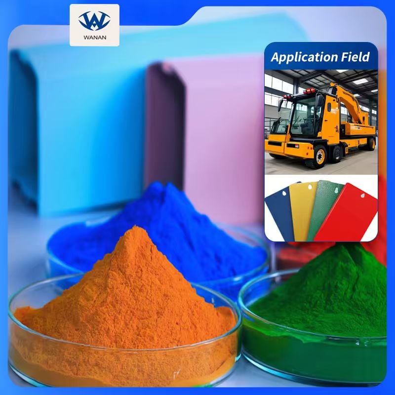 Electrostatic Thermosetting Epoxy Metal Powder Coating Paint Spray for Furniture Car Boat High Temperature Resistance