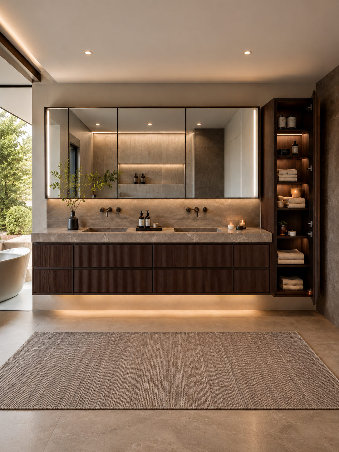 Double Sink Bathroom Vanity