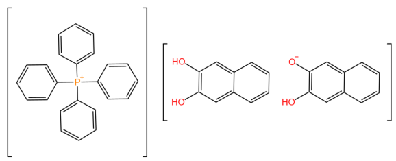 Phosphonium, tetraphenyl-, salt with 2,3-naphthalenediol, compd. with 2,3-naphthalenediol (1:1:1)  manufacture
