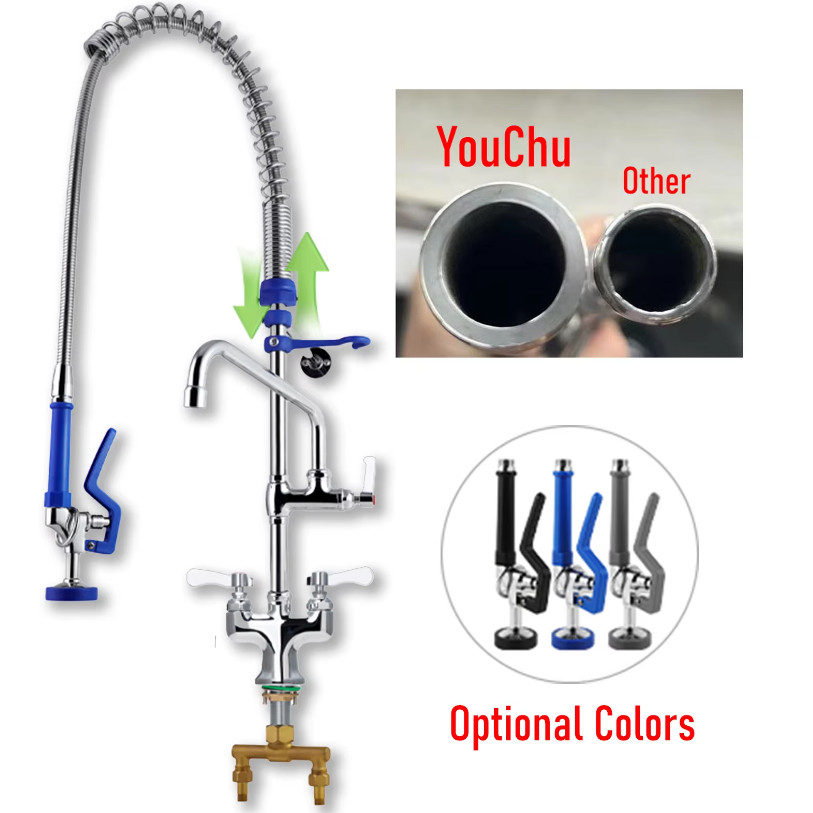 What is a pre rinse sprayer and how does it differ from a standard sprayer?