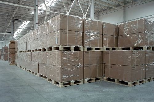 There are warehouses and semi-finished product inventories