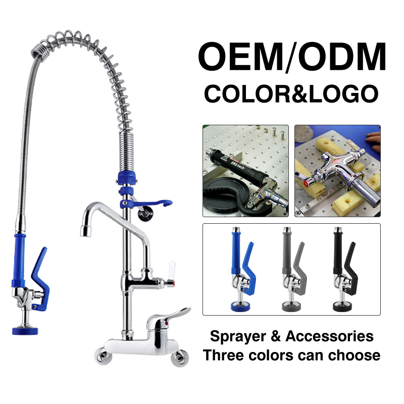 The importance of standardized fittings for commercial kitchen faucets.