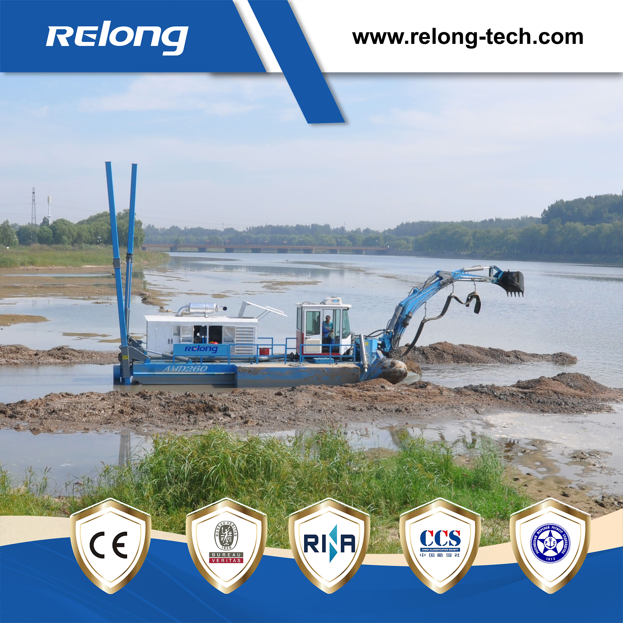Common Applications for Watermaster Amphibious Multipurpose Dredgers