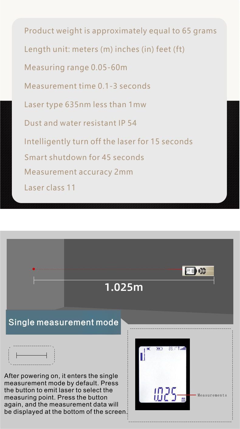 J1 Laser Distance Meter manufacture