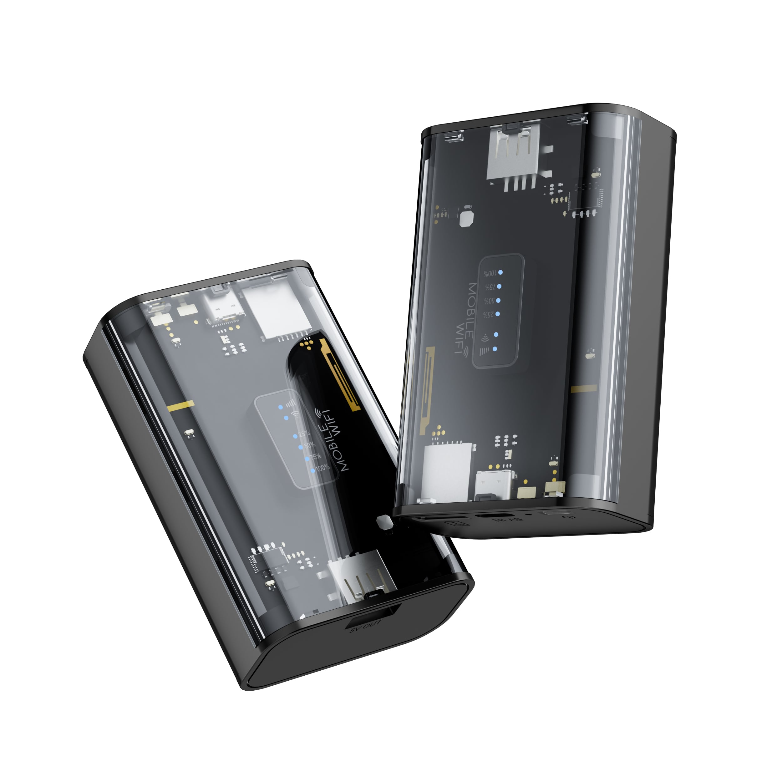 4G LTE Mobile WiFi Hotspot 150Mbps High Speed Download 5200mAh Battery Portable Wireless Router