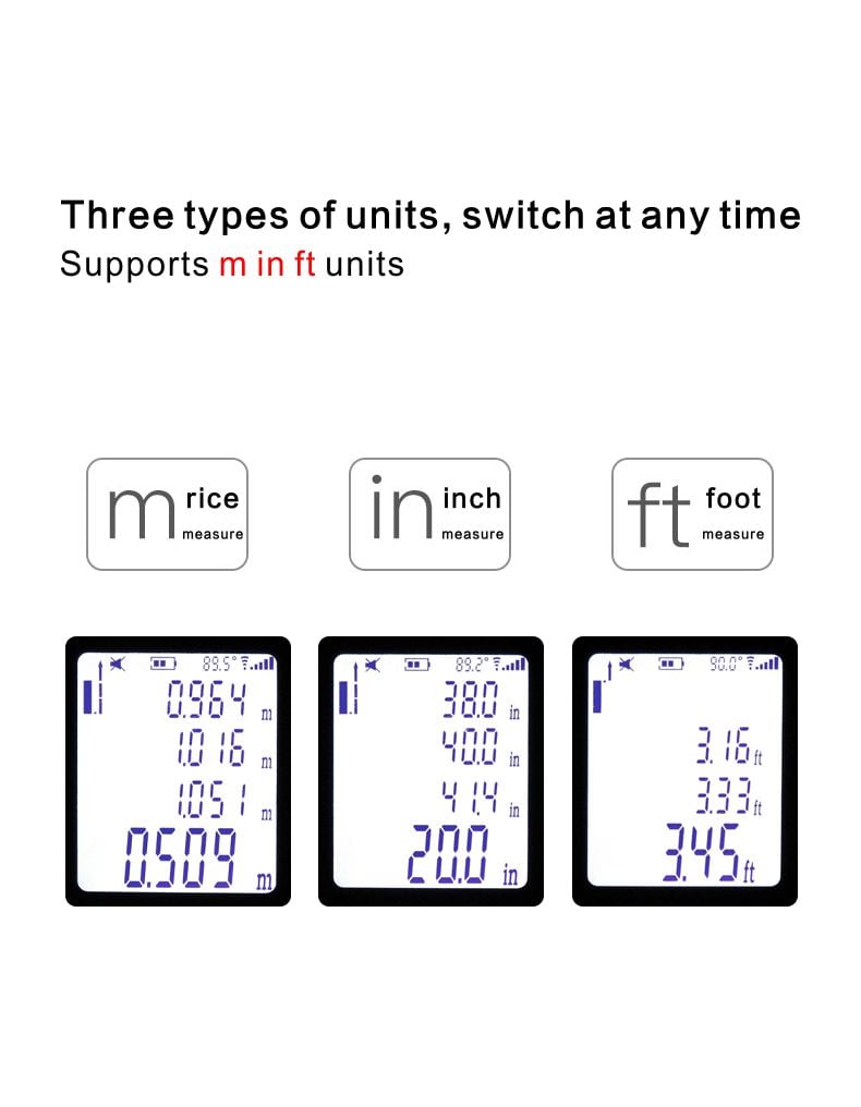 J1 Laser Distance Meter details
