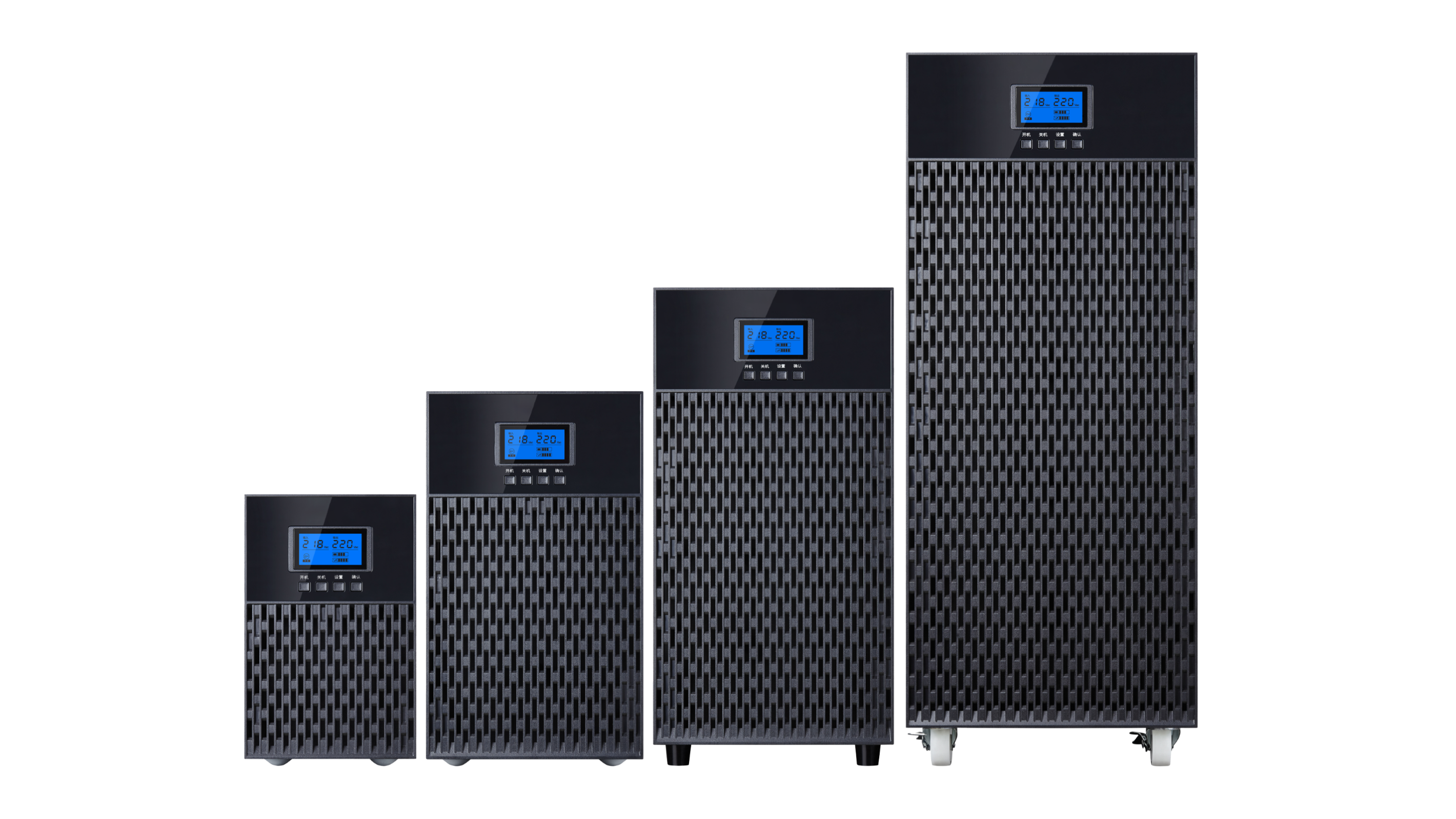 10KVA жогорку эффективдүүлүктөгү иштөө станциясынын бир фазалуу ток күчүн башкаруу системасы (UPS)