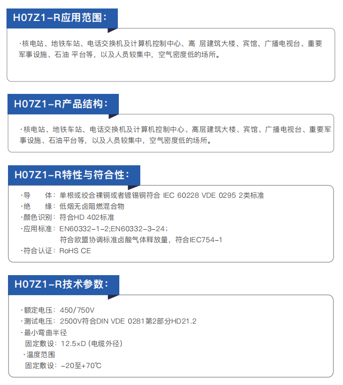 CE-Certified Electrical Installation and Connection Cables supplier