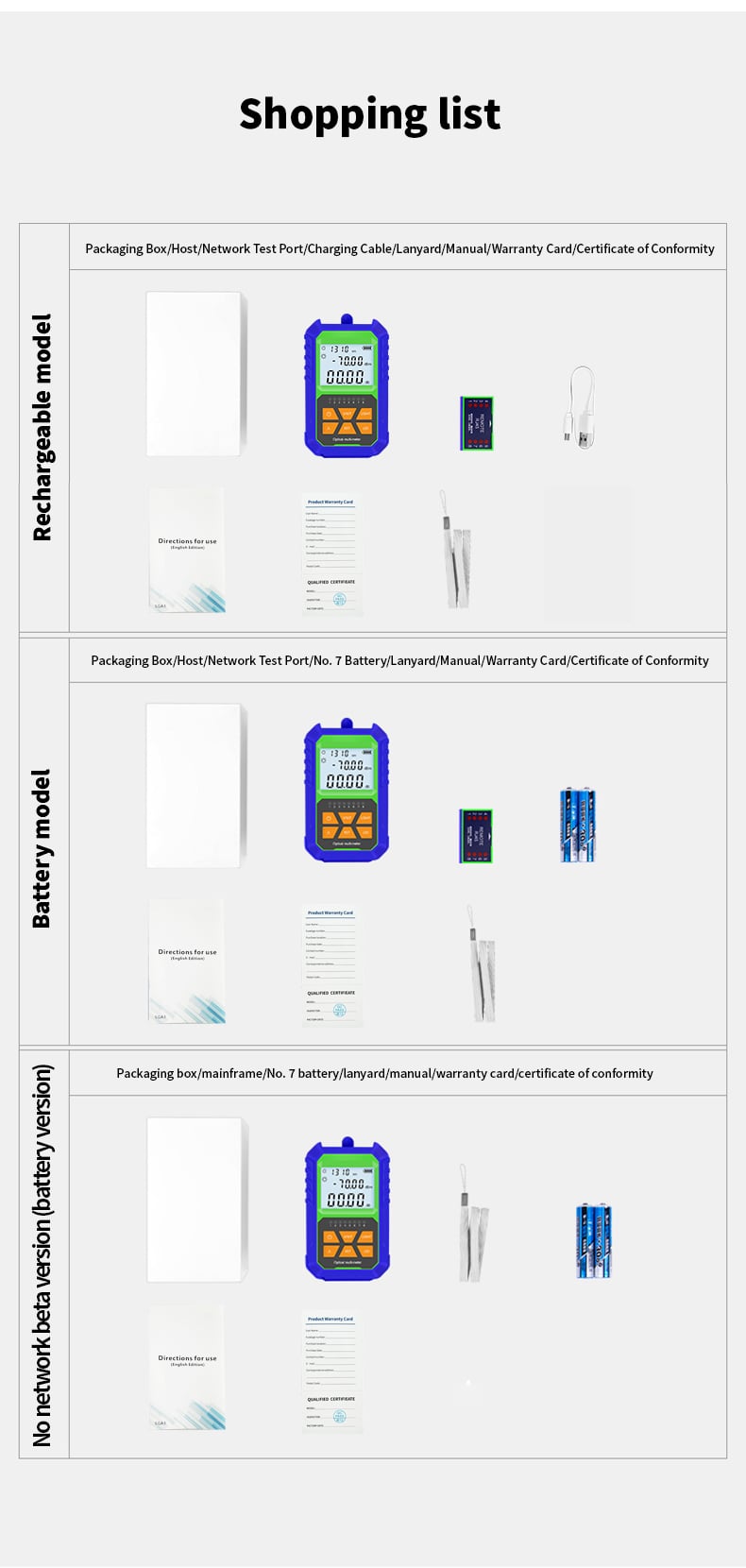 YW-KT-G5 Optical Power Meter supplier