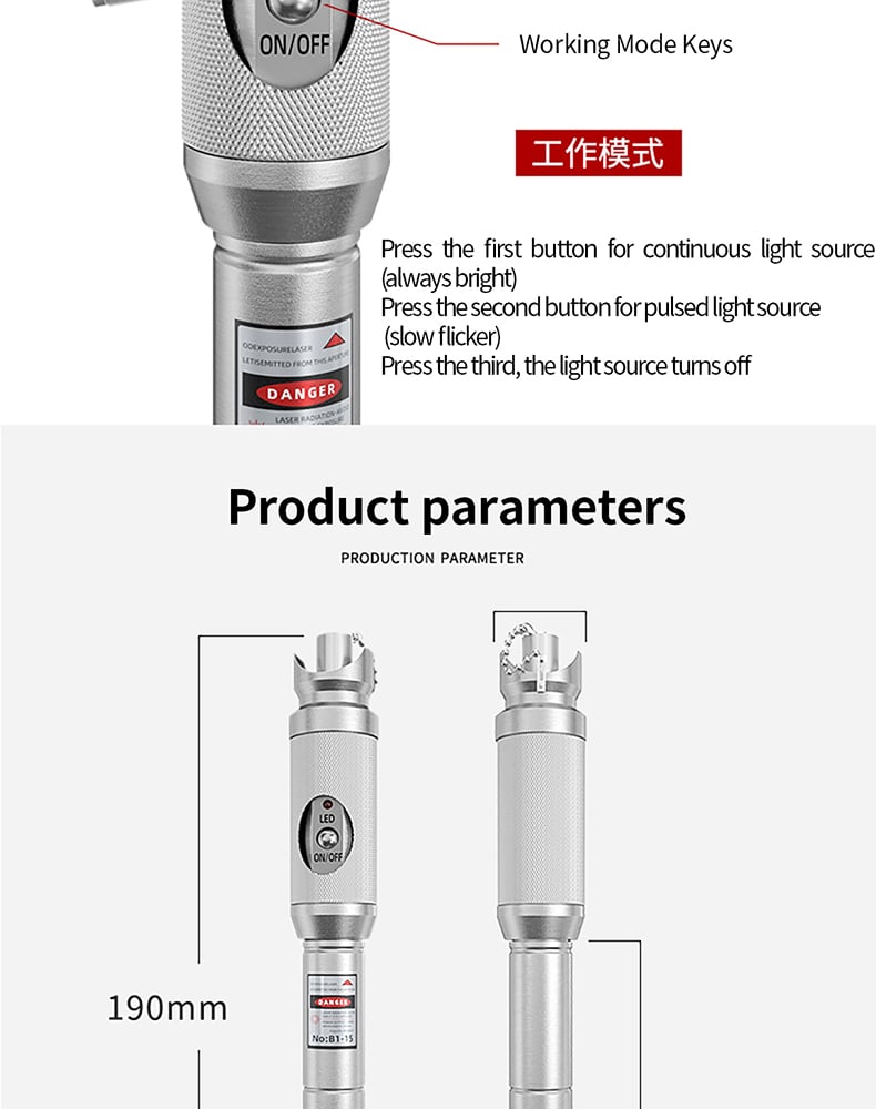 YW-KT-B1 Red Light Pen manufacture