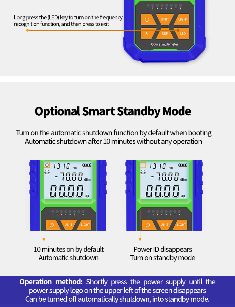 YW-KT-G5 Optical Power Meter details