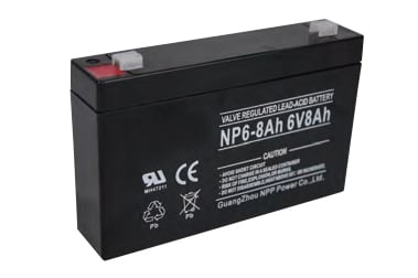 NP6-8Ah 6V8Ah Lood-suur battery
