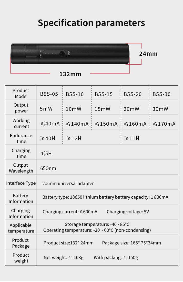 YW-KT-B5S Red Light Pen supplier