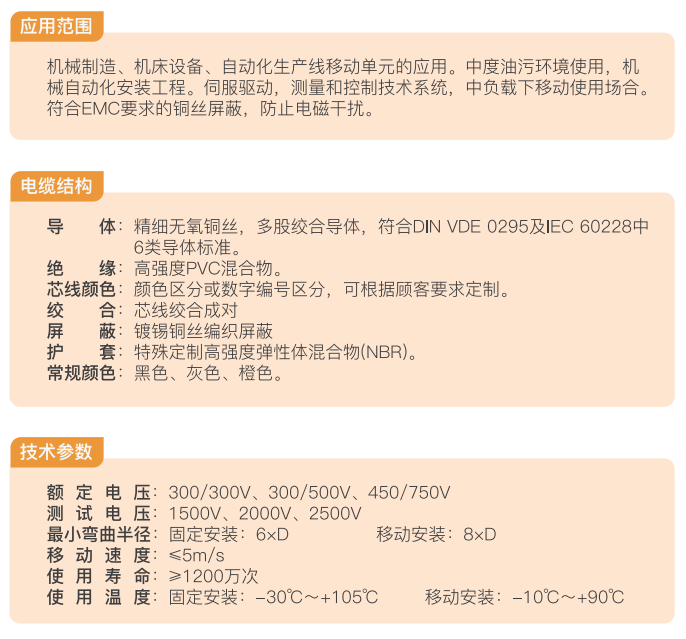 Shielded Twisted Pair High-Droop Chain Cable factory