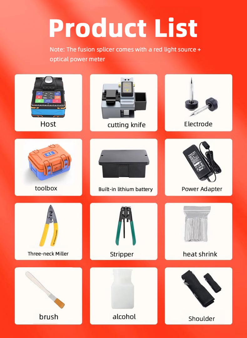 YW-KT-K5 Fiber Fusion Splicer details